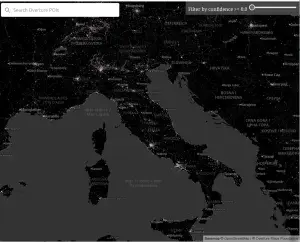 Esplosione di dati geografici: analisi del primo rilascio di OvertureMaps Foundation in Italia