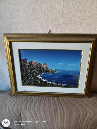 Quadro con soggetto marino