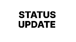 Status Update 12.01.2024