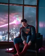 La prima immagine di David Corenswet nei panni di Superman nel film di James Gunn