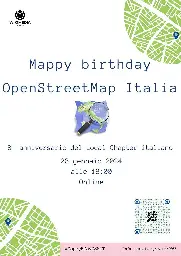 Festeggiamo insieme l'8° anniversario di OpenStreetMap Italia!
