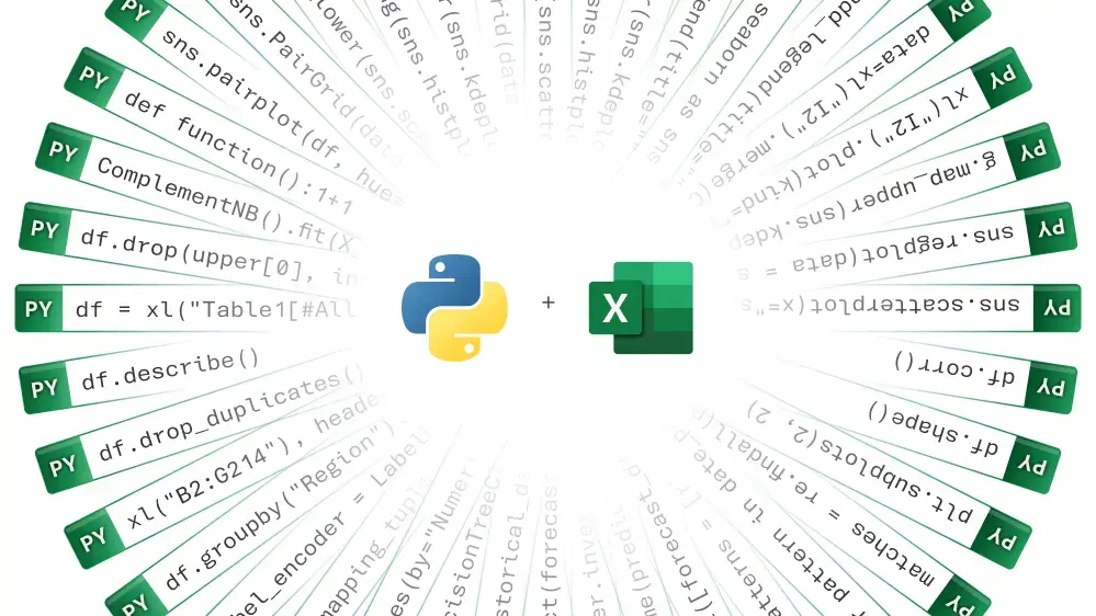 Announcing Python in Excel: Combining the power of Python and the flexibility of Excel.