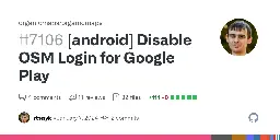 [android] Disable OSM Login for Google Play by rtsisyk · Pull Request #7106 · organicmaps/organicmaps