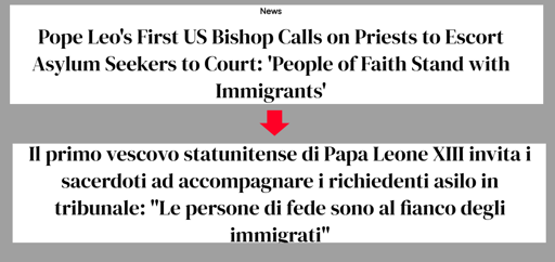 Google Translate traduce Papa Leone come Leone XIII