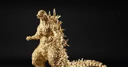 Buy an 18K Gold Godzilla Figure for 3.3 Million Yen