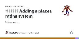 Adding a places rating system · Issue #11111 · osmandapp/OsmAnd