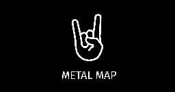 Map of All Metal Bands in the World