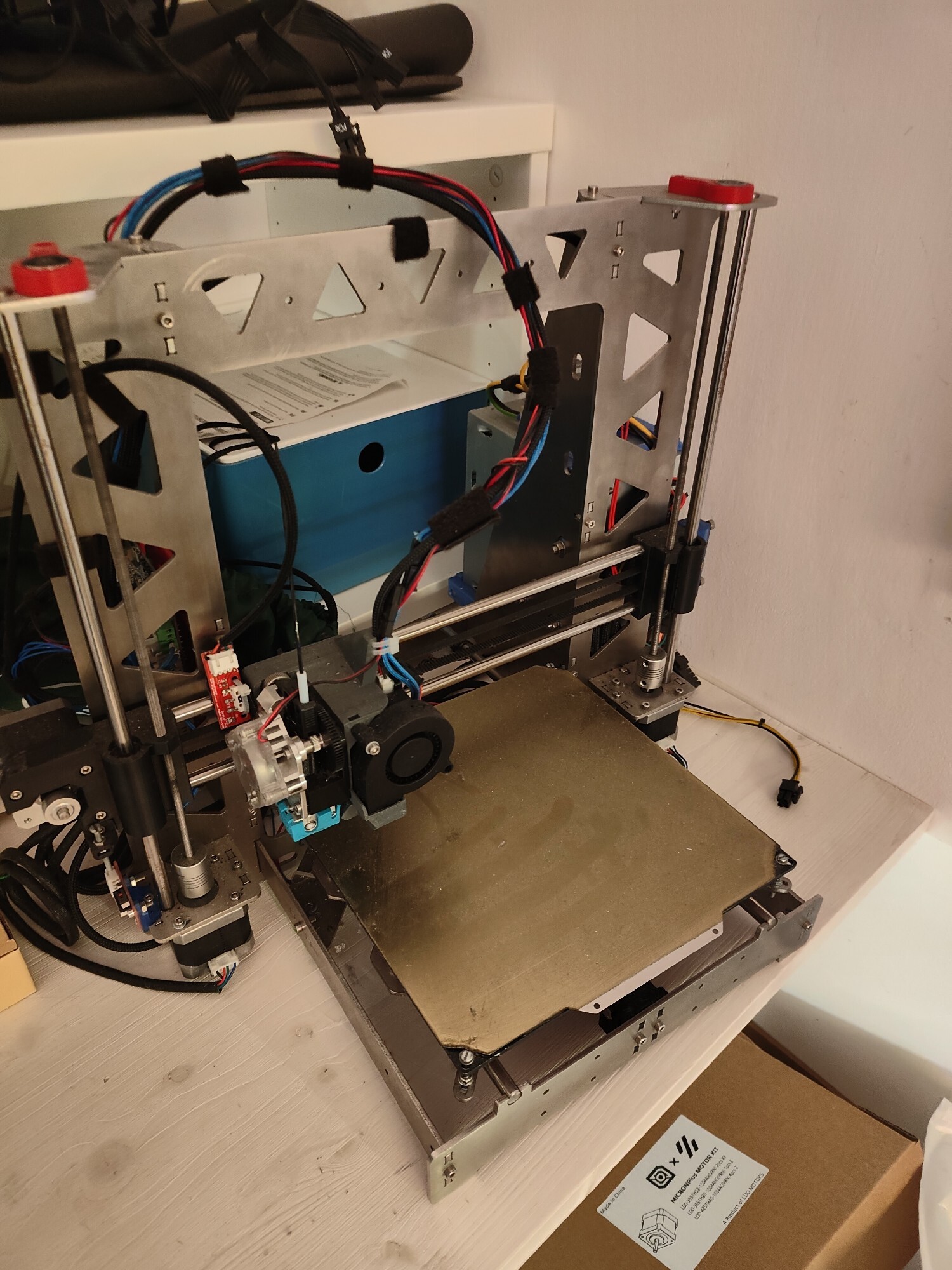 photo of an old Prusa i3 steel
