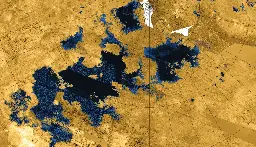 I laghi e i mari di idrocarburi sulla luna Titano potrebbero essere modellati dalle onde